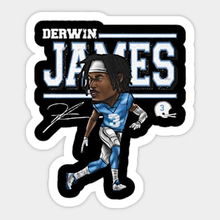 Derwin James Los Angeles C Cartoon Sticker